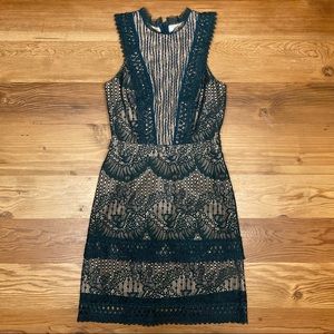 Adelyn Rae Cori Two Toned Lace Dress XS